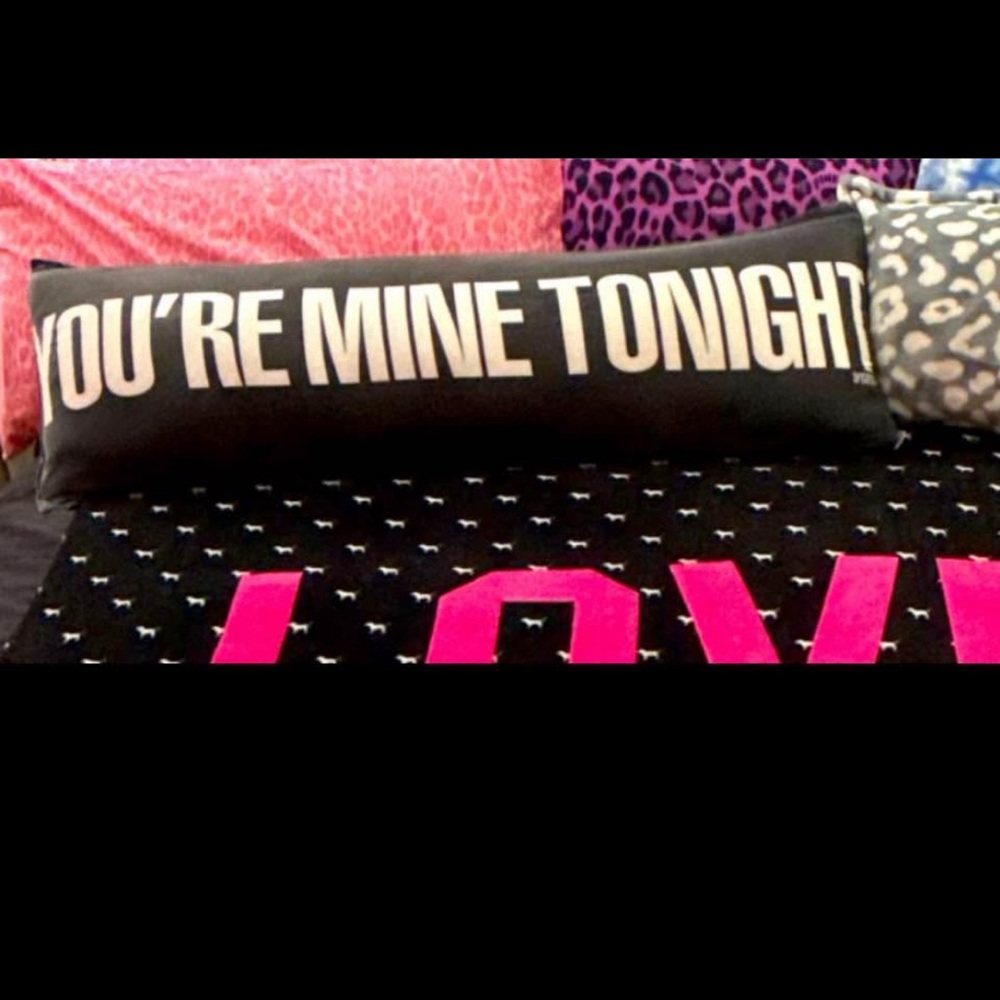 Vintage VS PINK You’re Mine Tonight body pillow case